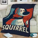 obama hope dog president fleece throw blanket 0