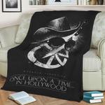 onceuponatime in hollywood fleece throw blanket 0