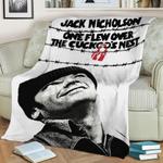 one flew over the cuckoos nest 1975 fleece throw blanket 0