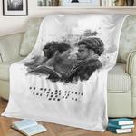 outlander quote 7 fleece throw blanket 0