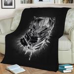 panthers rage fleece throw blanket 0