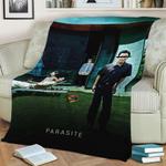 parasite 2019 fleece throw blanket 0