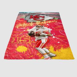 Patrick Mahomes 15 Soft Fleece Blanket Meaningful Gift For Halloween Christmas