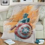 peace fleece throw blanket 0
