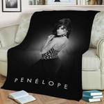 penelope cruz fleece throw blanket 0