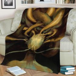Perception Fleece Throw Blanket Meaningful Gift For Halloween Christmas