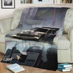 peugeot 205 t16 fleece throw blanket 0