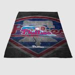philadelphia phillies mlb logo 1 soft fleece blanket 0