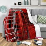 phone box fleece throw blanket 0