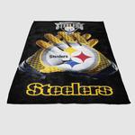 pittsburgh steelers football soft fleece blanket 0