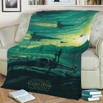 poe fleece throw blanket 0