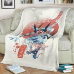 pokiyo e water ninja fleece throw blanket 0