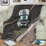 porsche mindset fleece throw blanket 0