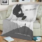 portal 2 quote fleece throw blanket 0