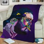 post malone wpap pop art fleece throw blanket 0