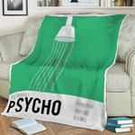 psychco minimal artwork fleece throw blanket 0