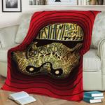 quoted fleece throw blanket 0