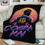 rad cobra kai fleece throw blanket 0