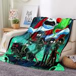 rick and morty blanket flannel throw room decoration 0