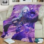 rimuru tempest fleece throw blanket 0