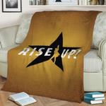 rise up hamilton musical fleece throw blanket 0