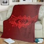 rocket league grandchamp3 fleece throw blanket 0
