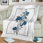 roses of the broken sword fleece throw blanket 0