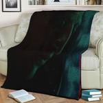 roy batty neon fleece throw blanket 0