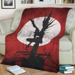 ryuk death note fleece throw blanket 0