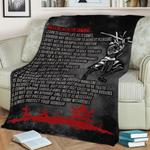 samurai rules musashi fleece throw blanket 0