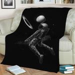 saturn dunk fleece throw blanket 0