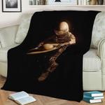 saturntable fleece throw blanket 0