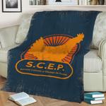 scep oss 117 fleece throw blanket 0
