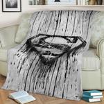 scratched fleece throw blanket 0