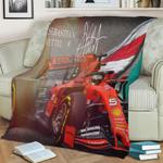 sebastian vettel fleece throw blanket 0