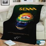 senna quote minimalist fleece throw blanket 0