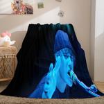 singer justin bieber flannel fleece throw blanket comforter set 0