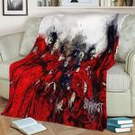 slipknot fleece throw blanket 0