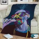 snoop dog wpap pop art fleece throw blanket 0
