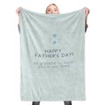 so grateful to have dad fleece throw blanket 0