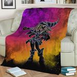 soul of the dark mag girl fleece throw blanket 0