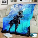soul of the demon slime fleece throw blanket 0