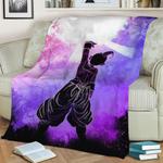 soul of the majin kid fleece throw blanket 0