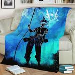 soul of the monkey king fleece throw blanket 0