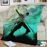 soul of the pirate hunter fleece throw blanket 0