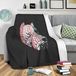 spirit dog fleece throw blanket 0