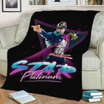 star platinum fleece throw blanket 0