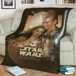 star wars episode ii attack of the clones fleece throw blanket 0