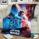 star wars episode ix the rise of skywalker fleece throw blanket 0