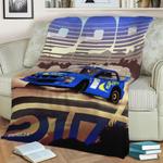 subaru sti fleece throw blanket 0